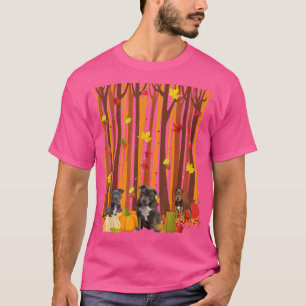Hello Autumn Pitbull Maple Leaf Fall Pumpkin Mens T-Shirt