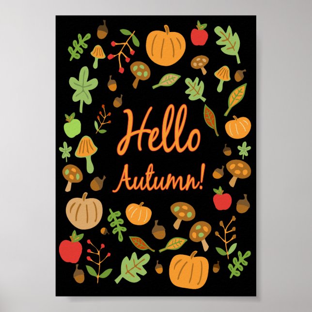 Hello Autumn! Poster (Front)