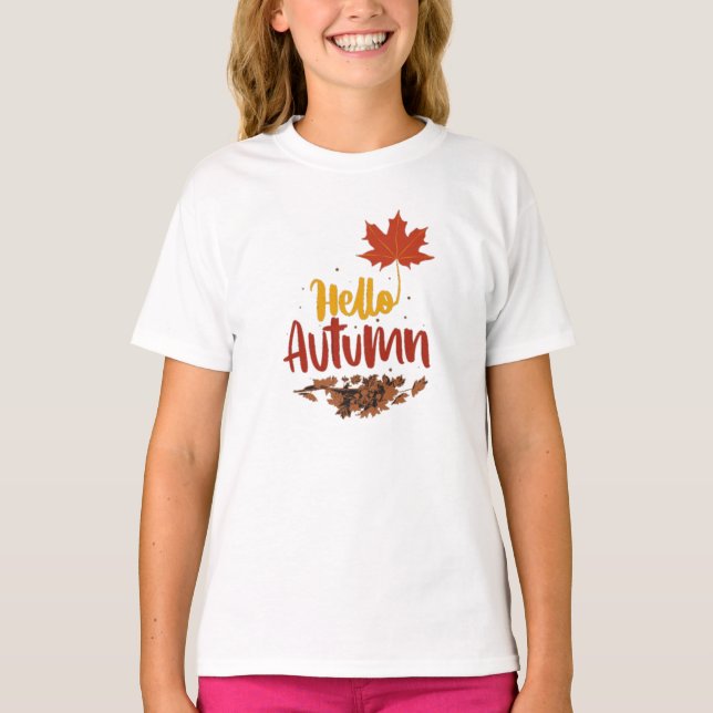 Hello Autumn T-Shirt (Front)
