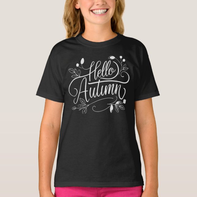 Hello Autumn T-Shirt (Front)
