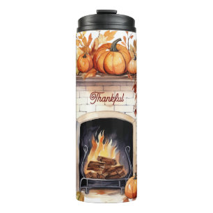 Hello Autumn Thanksgiving, Vintage Fall Tumbler