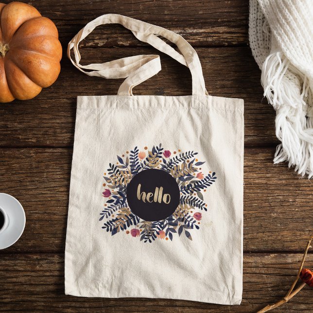 Hello autumn tote bag (Creator Uploaded)