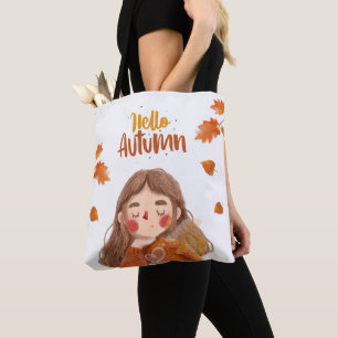Hello Autumn Tote Bag – Cosy & Stylish