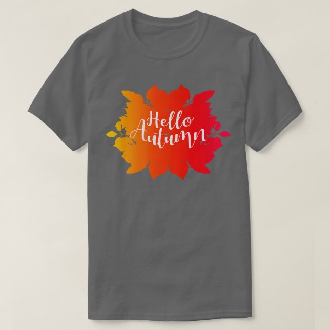 Hello AutumnT-Shirt T-Shirt (Design Front)