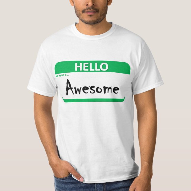 Hello Awesome T-Shirt (Front)