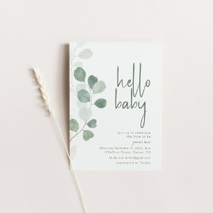 Hello Baby Baby Shower Invitation