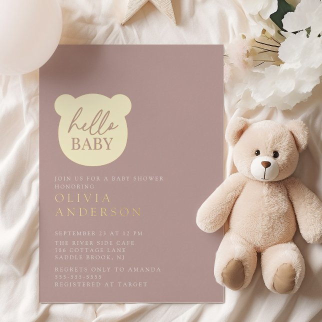 Hello Baby Bear Baby Shower (Creator Uploaded)