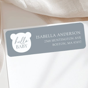 Hello Baby Bear Baby Shower Address