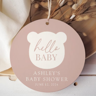 Hello Baby Bear It's a Boy Favour Tags