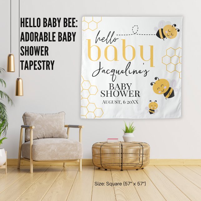 Hello Baby Bee: Adorable Baby Shower Tapestry (The Butterfly Studio
Hello Baby Bee: Adorable Baby Shower Tapestry)