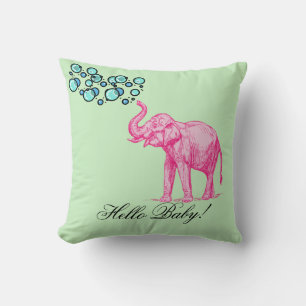 "Hello Baby!" Birth Announcement Pillow