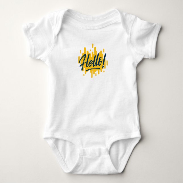 Hello Baby Bodysuit (Front)