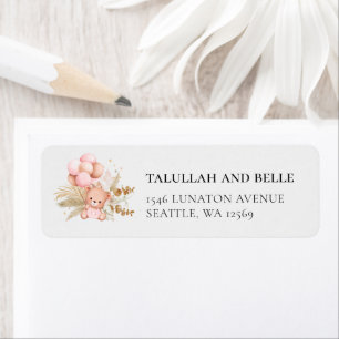 Hello Baby Boho Bear Shower