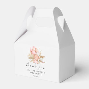 Hello Baby Boho Bear Shower Favour Box
