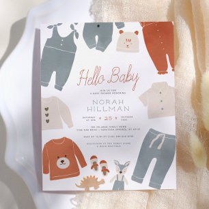 Hello Baby Boho Clothes Boy Baby Shower Budget
