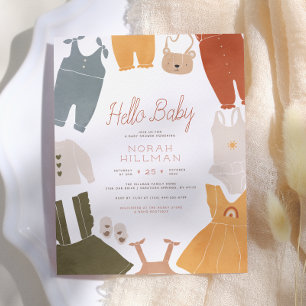 Hello Baby Boho Clothes Girl Budget Baby Shower