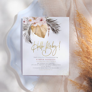 Hello Baby Boho Pampas Grass & Dried Palm Budget