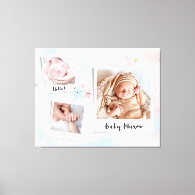 Hello baby  canvas print (Front)