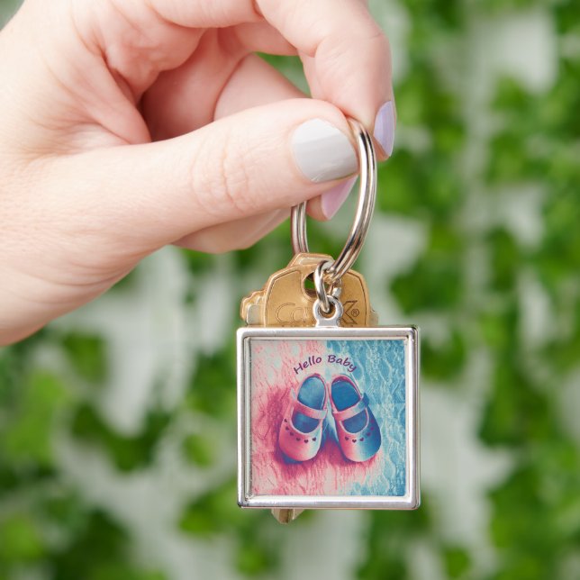 Hello Baby - charming  Key Ring (Hand)