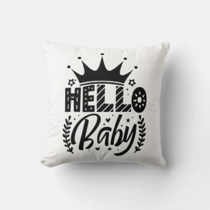 Hello baby cushion