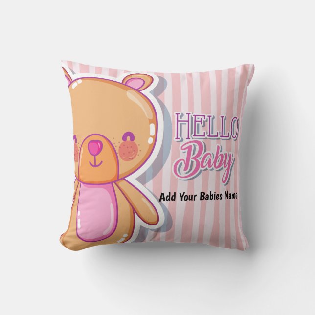 Hello Baby | Custom Pillow (Front)