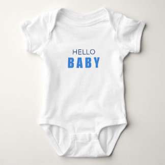 Hello Baby Minimal boy Bodysuit