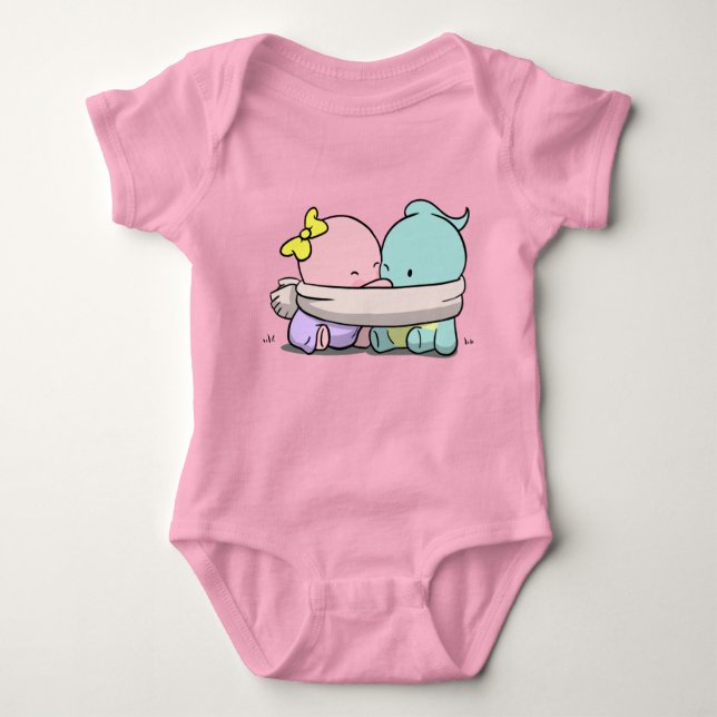 Hello Baby Pou Bodysuit (Front)