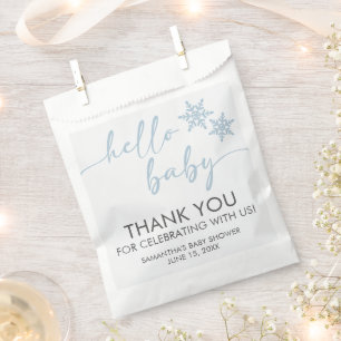 Hello Baby Shower Favour Bags
