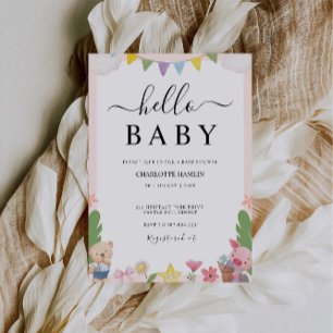 Hello Baby Shower wedding Invitation
