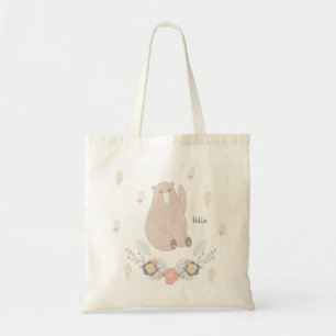 Hello Bear Tote Bag