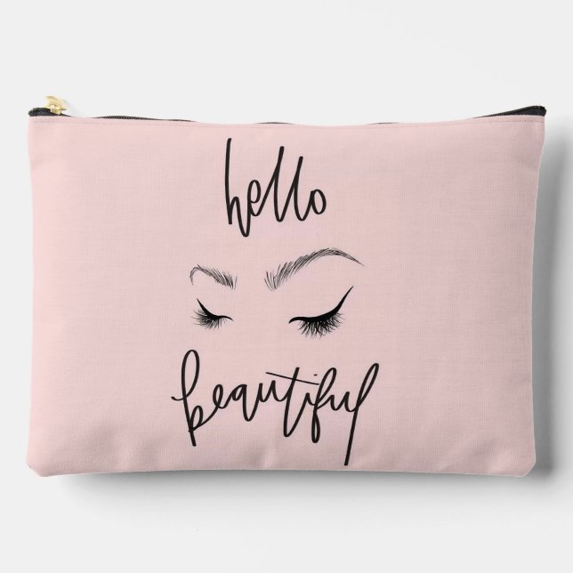 Hello Beautiful Accessory Pouch (Front)