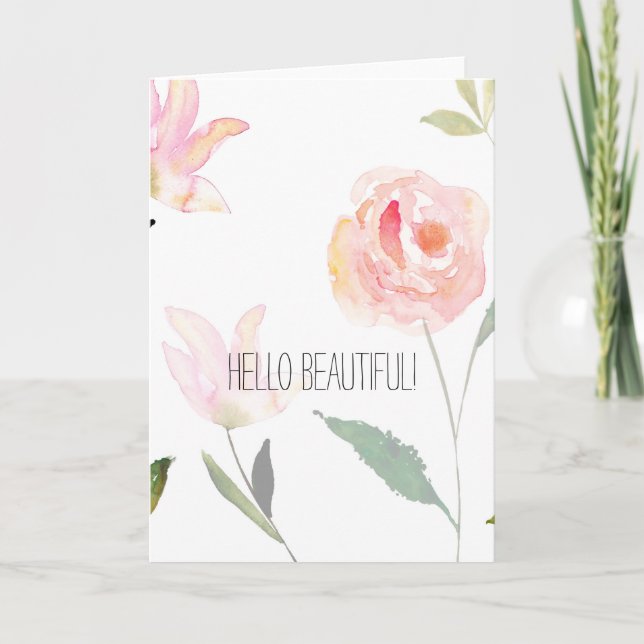Hello Beautiful Card (Front)
