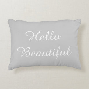 Hello Beautiful Decorative Cushion