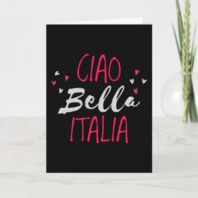 Hello beautiful Italy Card (Front)