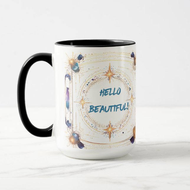 Hello Beautiful  Mug (Left)
