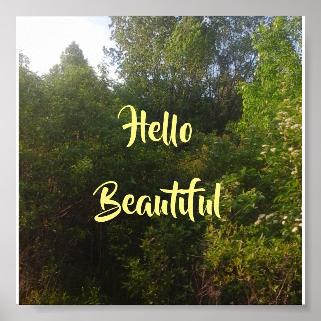 Hello Beautiful Poster (Front)