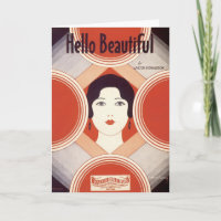 Hello Beautiful Vintage Songbook Cover