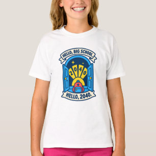 Hello Big School 2040 Doorway Sunrise T-Shirt