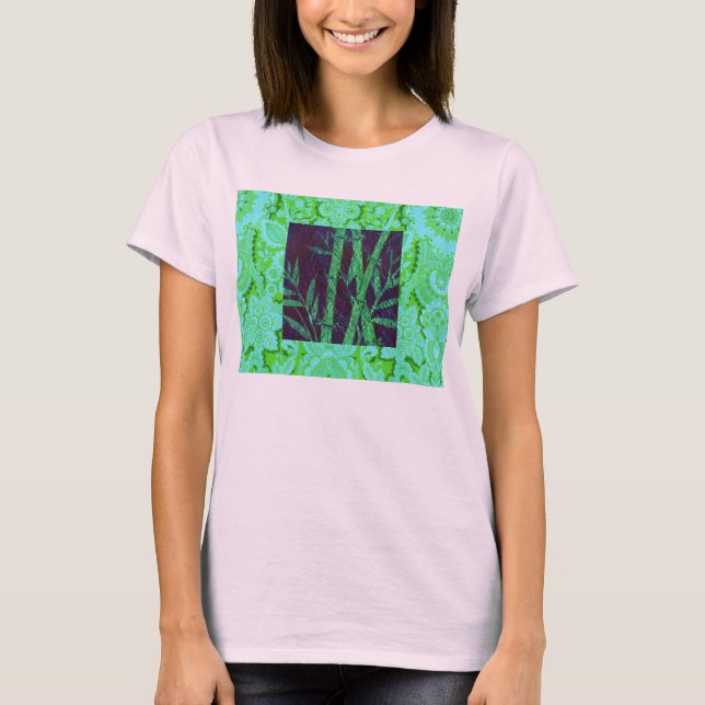 HELLO BLU BAMBOO T-Shirt (Front)