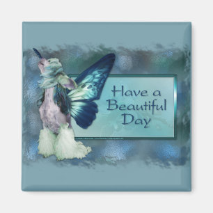 Hello - Blue Wings - Beautiful Day - Sheeba Magnet