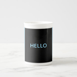 Hello Bone China Mug