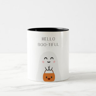 Hello BOO-TIFUL  Two-Tone Coffee Mug