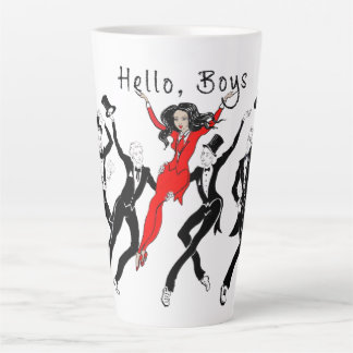 Hello, Boys Large Latte Mug