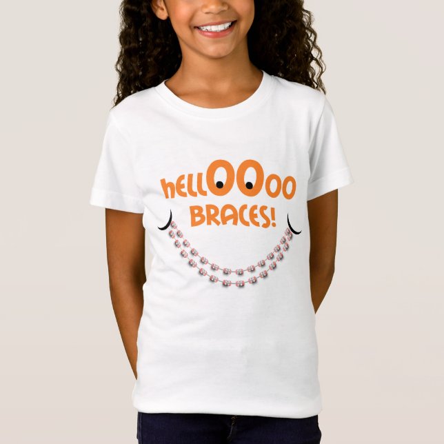 Hello Braces Tangerine Goodbye Candy, Gum and Soda T-Shirt (Front)