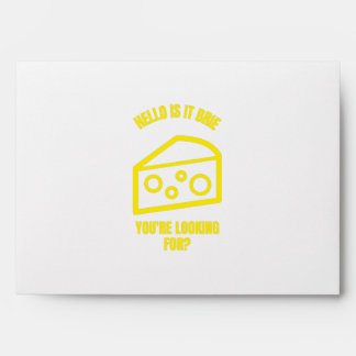 Hello brie funny cheese pun jokes envelope