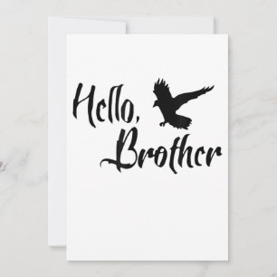 Hello Brother For Sister Brother Announcement
