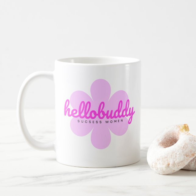 hello buddy t shirt coffee mug (With Donut)