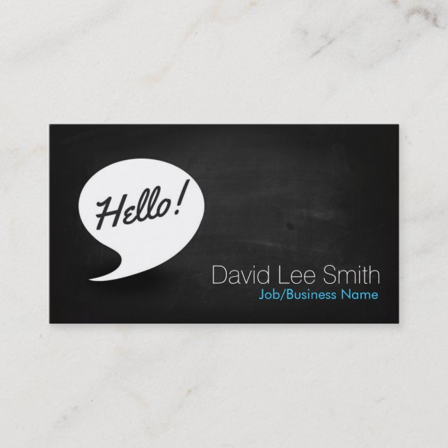 Hello Business Card (Front)