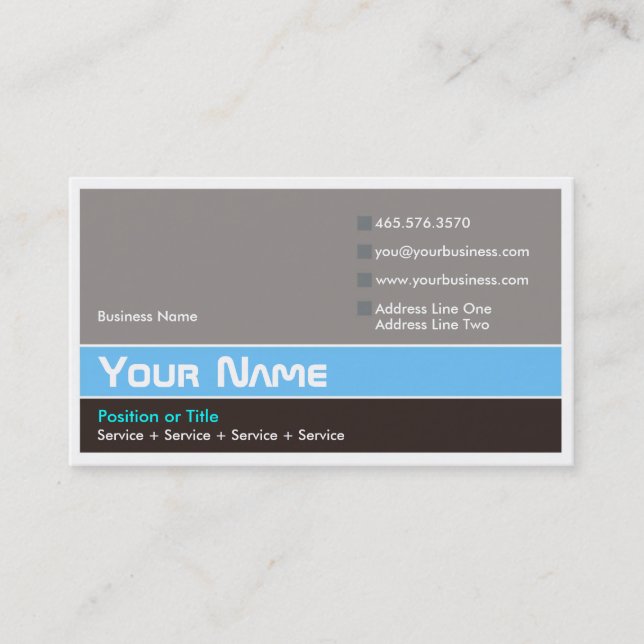 Hello Business Cards (Front)