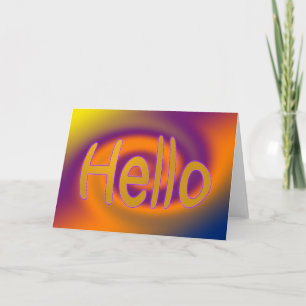 hello card